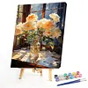 (Multi-Style)Windowsill Flowers-Paint by Numbers Acrylic Painting 40*50CM