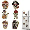 Special Shaped Diamond Painting Fridge Magnets 6Pcs Skull Halloween Decor
