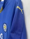 Joyfball 2015/2016 Retro Leicester City Home Football Shirt