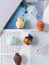 3D Ceramic Vases Fridge Magnet Decorative Vase Fridge Magnet for Fridge Ornament