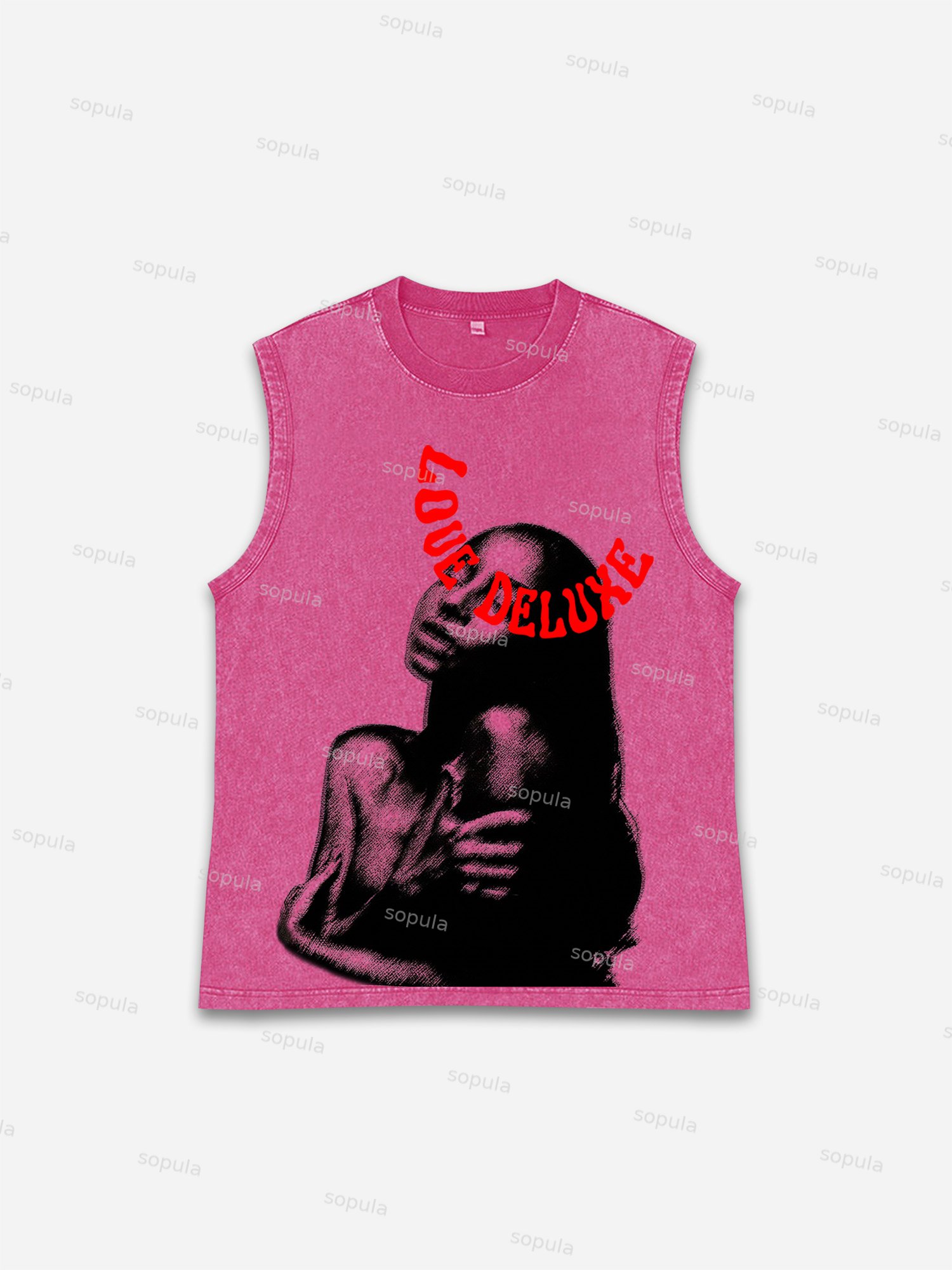 Sade Adu Print Tank Top - Sopula｜Premium Graphic Tees & Graphic Clothing