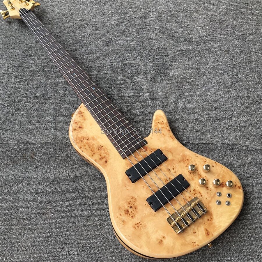 5 string bass butterfly product, made by hand. Can be in accordance with the requirements, the factory wholesale