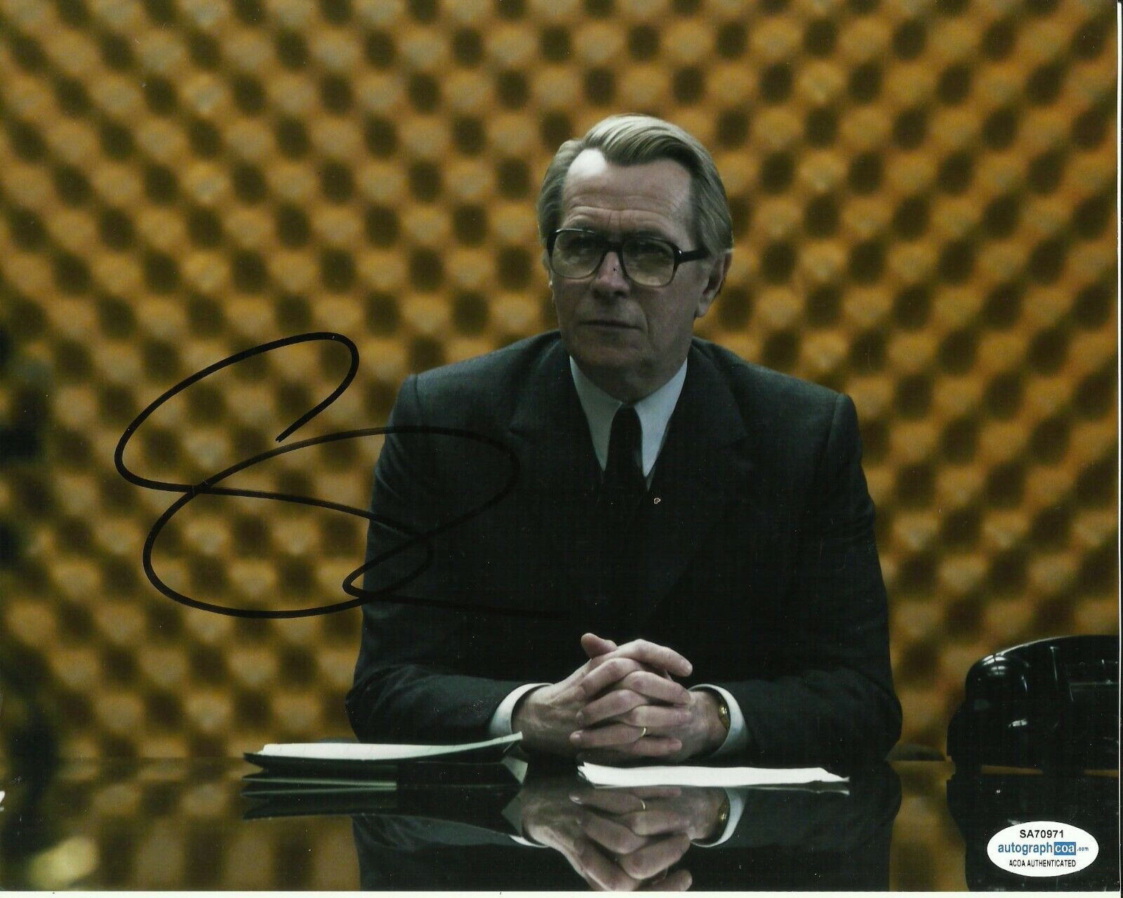 GARY OLDMAN SIGNED TINKER TAILOR Photo Poster painting UACC REG 242 (5) ALSO ACOA CERTIFIED