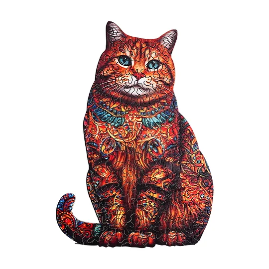 ROBOTIME Exotic Cat Wooden Jigsaw Puzzle | Robotime Online