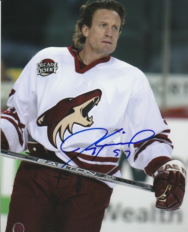 JEREMY ROENICK SIGNED PHOENIX COYOTES 8x10 Photo Poster painting #2 ARIZONA Autograph