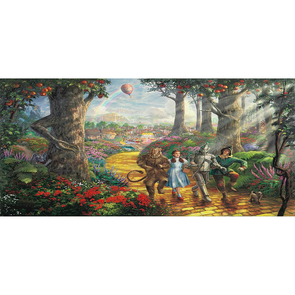 

Fairy World - Round/Square Drill Diamond Painting - 80*40CM (Big Size), Square diamond, 501 Original