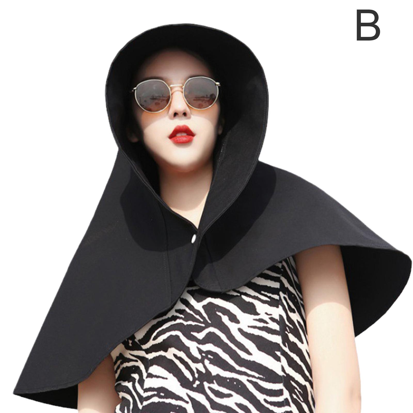 Detachable Summer Sunscreen Hat Women Anti-ultraviolet Sunshade Sun Protection Hats Neck Guard Shawl Face Covering Fisherman Hat | 168DEAL