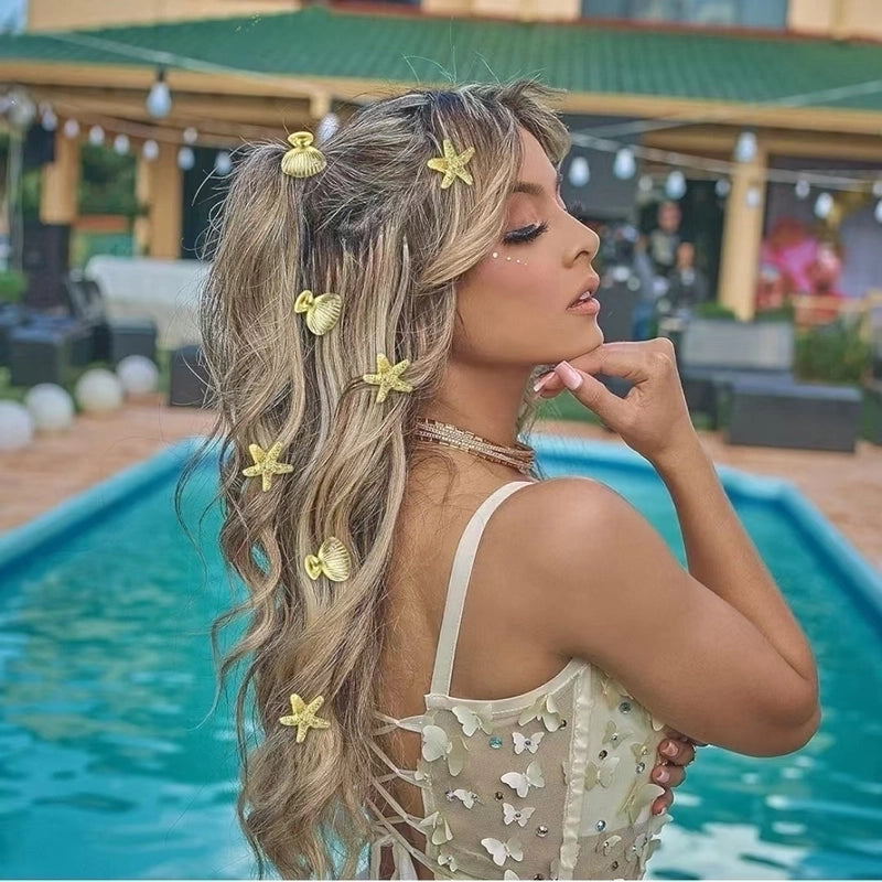 Women's Minimalist Classic Style Solid Color Alloy Plating Hair Claws