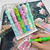 Diamond Painting Paint Drills Pen Set with 5 Nibs, DIY Diamond Accessories