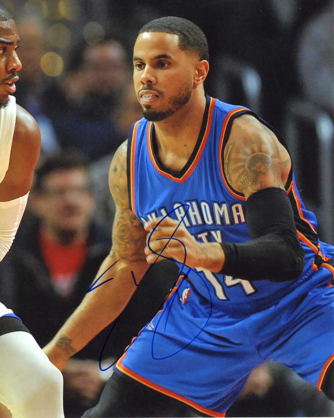 D J Augustin Autographed 8x10 Oklahoma City Thunder#S1270