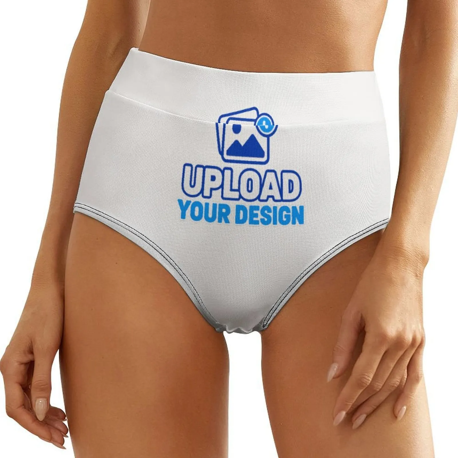 High-Waist Milk-Silk Briefs &ndash; personalized print product image 7