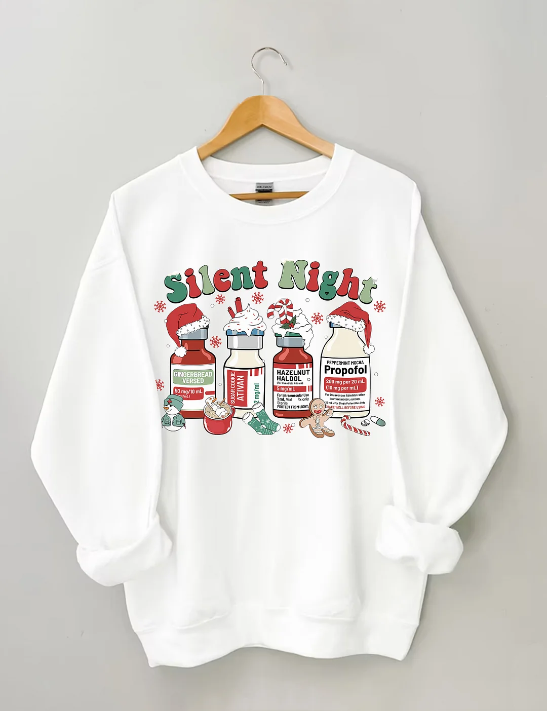 Silent Night Christmas Sweatshirt