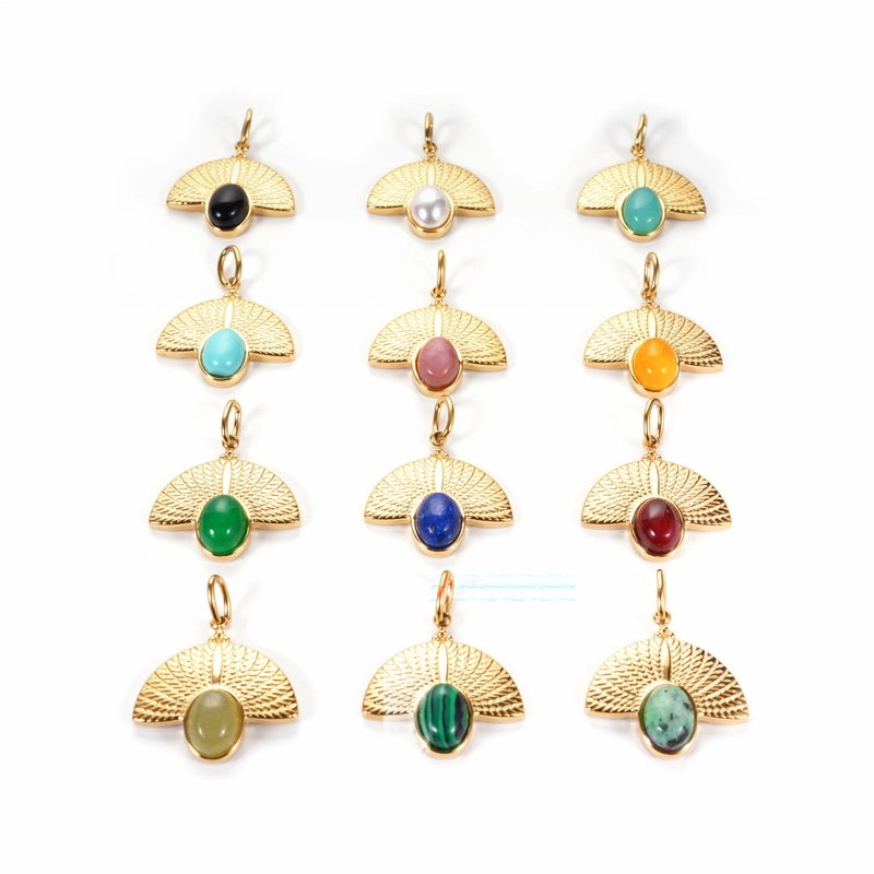 1 Piece 20*19.7mm 304 Stainless Steel Geometric Pendant Jewelry Accessories