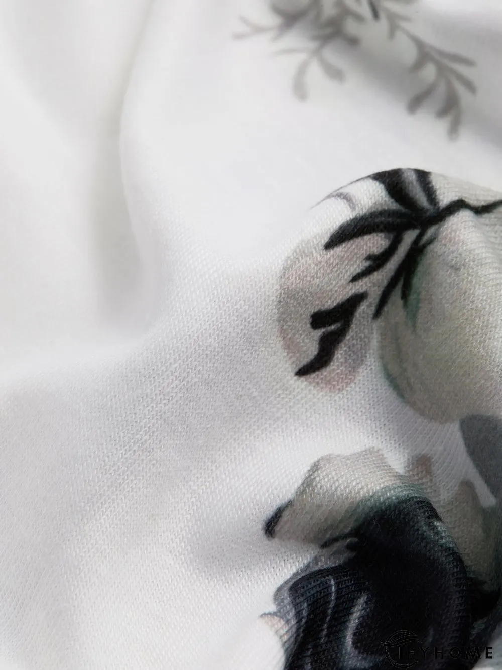 Floral Sleeveless V neck Casual Knit Tunic Tank | IFYHOME