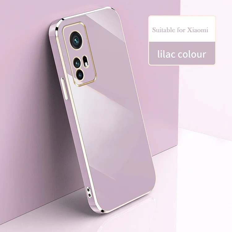 Electroplated solid color phone case suitable for Xiaomi phones