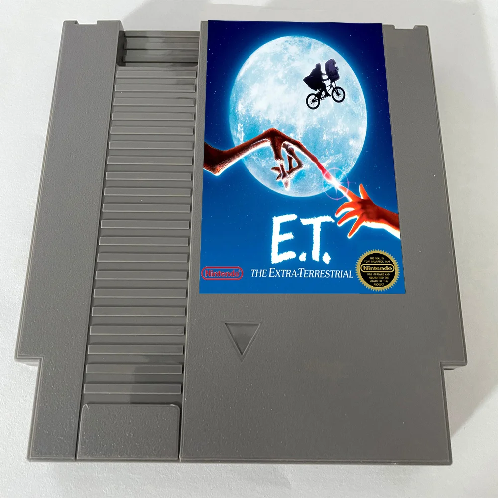 E.T.: The Extra Terrestrial NES For Nintendo Entertainment System Console - 8 Bit Game Cartridge