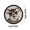 Quilted Animal Magnetic Needle Minder 40mm Needle Holder Back Suction Design Wooden Base for Cross Stitch Embroidery Needlework Accessories