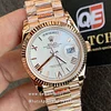 Rolex Day-Date 36 m128235-0070 Rose Gold White Dial Fluted Bezel (36mm) Super Clone