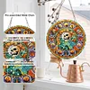 DIY Special Shaped Diamond Art Painting Acrylic Hanging Kit (Halloween Skull 1)