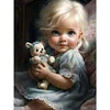 Diamond Painting -DIY Full Square Drill Cute Girl(35x45cm)