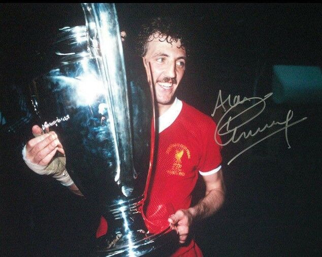 ALAN KENNEDY SIGNED LIVERPOOL 1981 EUROPEAN CUP FINAL FOOTBALL Photo Poster painting COA PROOF