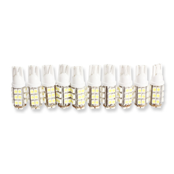 

10 x T10 28SMD Light1210 LED 168 194 W5W Wedge Bulb Car Auto- Light, 501 Original