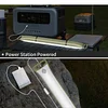 Outdoor new camping solar inflatable light folding waterproof magnetic camping light