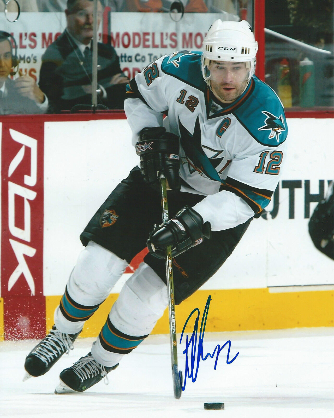 **GFA San Jose Sharks *PATRICK MARLEAU* Signed 8x10 Photo Poster painting P2 COA**