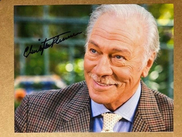 Christopher Plummer Boldly Signed 8x10 Handsome Photo Poster painting with COA
