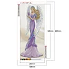 >SALE<Purple Angel 5D Full Round Diamond Painting DIY Rhinestone Picture (B653)