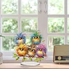 Double Sided Effect DIY Special Shaped Quirky Bird Desktop Diamond Art Kits