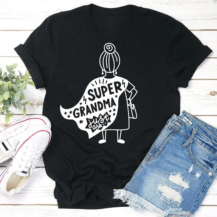 super Grandma T-shirt Tee -03143-Annaletters