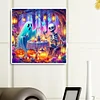 Diamond Painting-DIY Full Round Drill Halloween Skull(40*40 CM)
