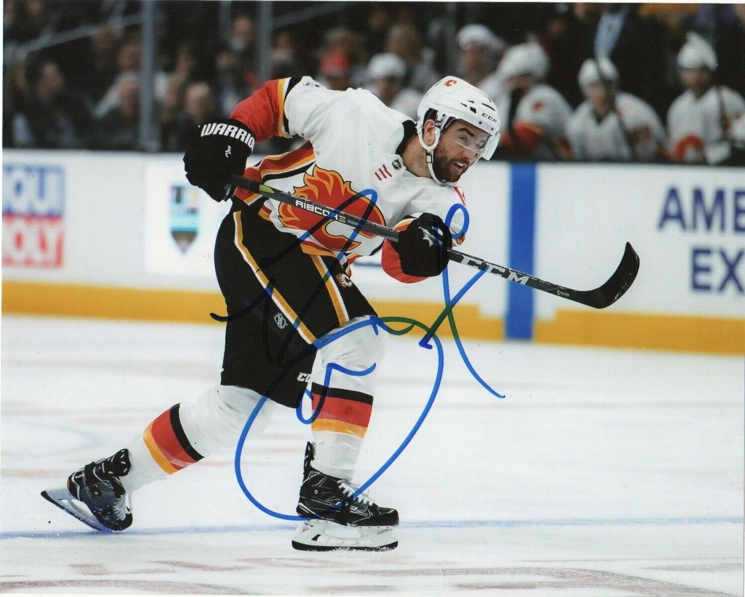 Calgary Flames TJ Brodie Autographed Signed 8x10 NHL Photo Poster painting COA #3