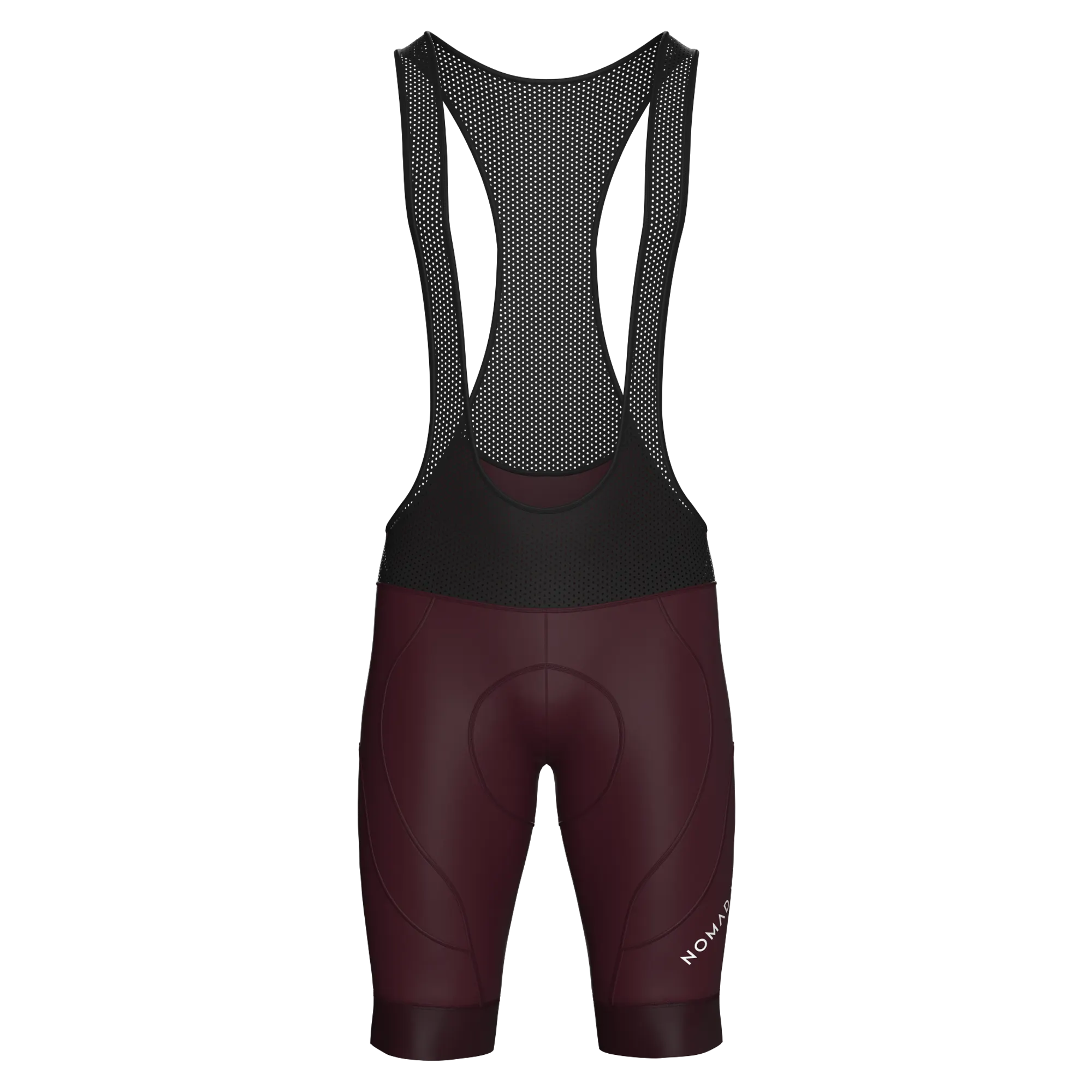 Nomad Bib Shorts Burgundy