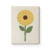 Sunflower Embroidery - Punch Needle