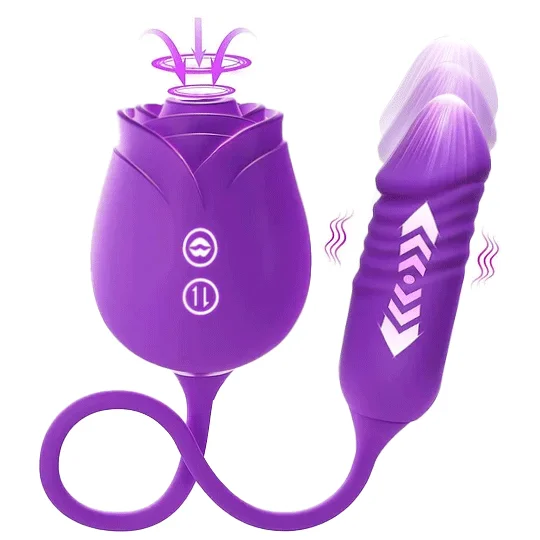 2025 Upgraded Rose Clit Sucking Toy Dildo G-spot Vibrator - Rose Toy