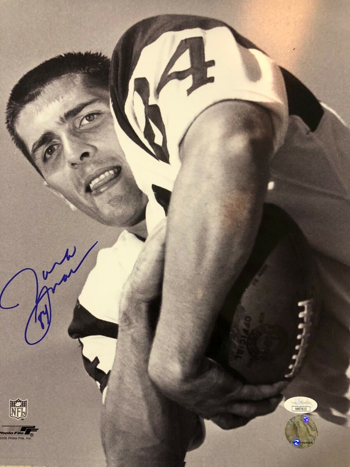 Autographed Jack Snow Los Angeles Rams 11x14 Photo Poster painting - JSA Certified