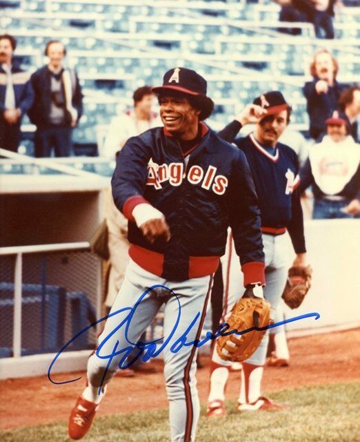 Rod Carrew California Angels HOF Autographed Signed 8x10 Photo Poster painting CFS COA