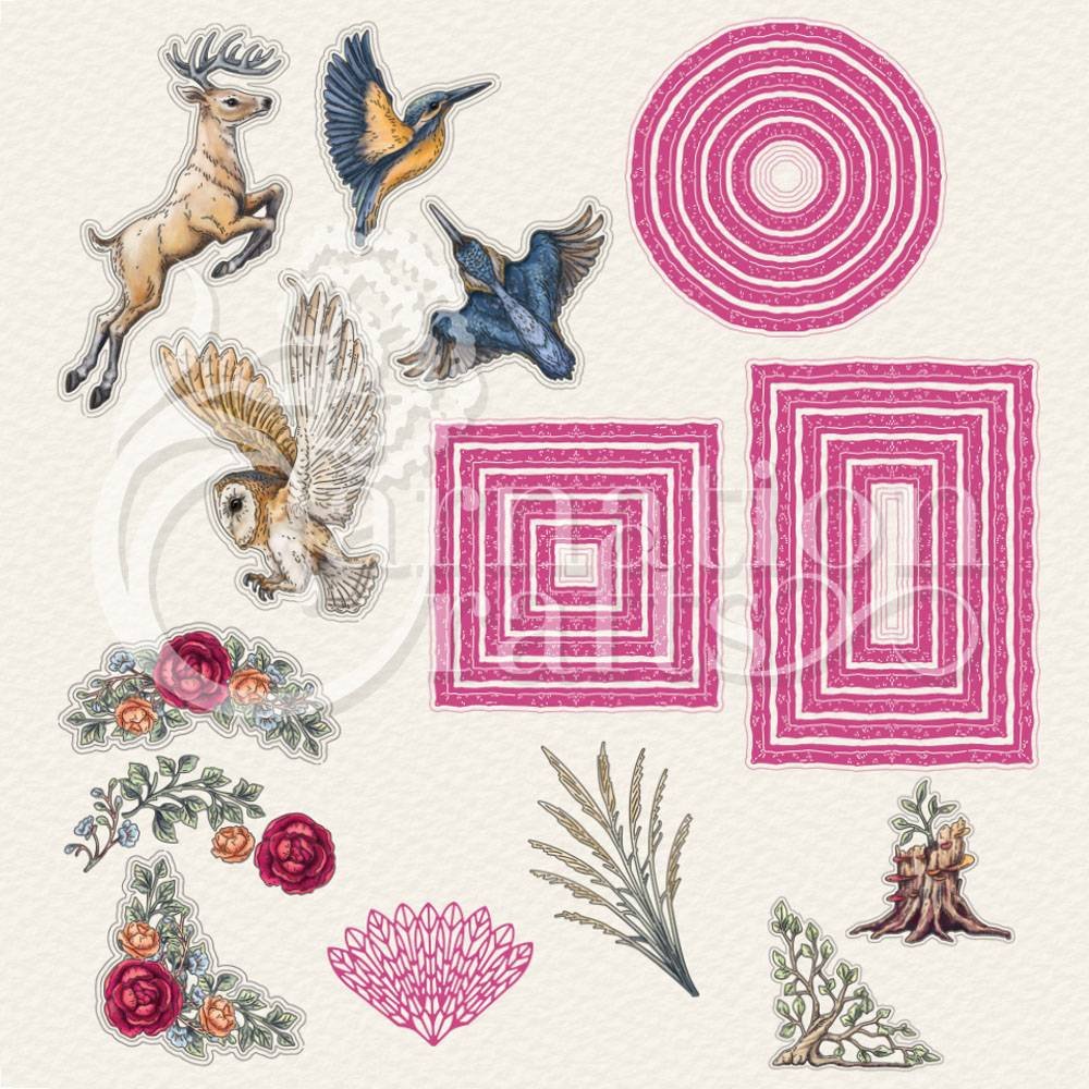 Nigikala New Nature In Motion Silver Birch Frames Collection Cutting Dies Diy Scrapbooking Paper Cards Making Decor Embossing Molds