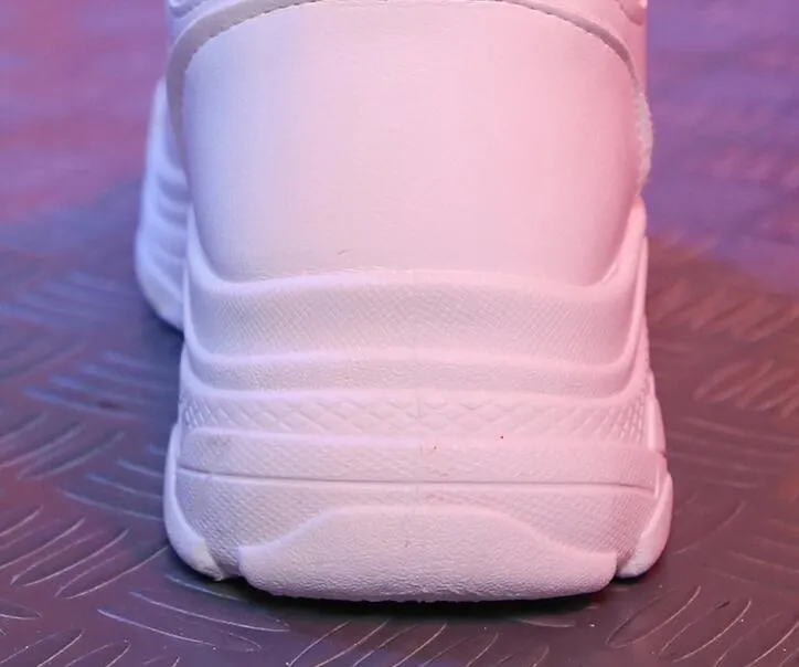 2022 Spring Fashion Women Casual Shoes Leather Platform Sport Shoes Woman Sneakers Ladies White Trainers Chaussure Femme Sneaker