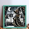 Window Gnome-11CT Stamped Cross Stitch 40*40cm/15.75*15.75in tapestrymarket