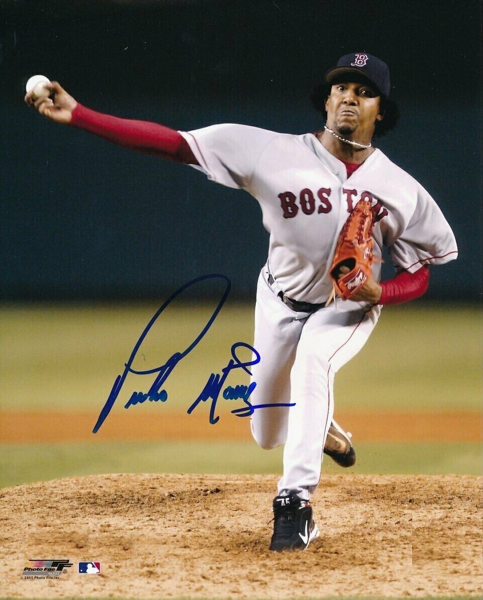 Pedro Martinez 8 x10 Autographed Signed Photo Poster painting ( Red Sox HOF ) REPRINT