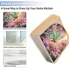 Acrylic Butterfly Diamond Painting Napkin Rack Decor for Home Office Decor