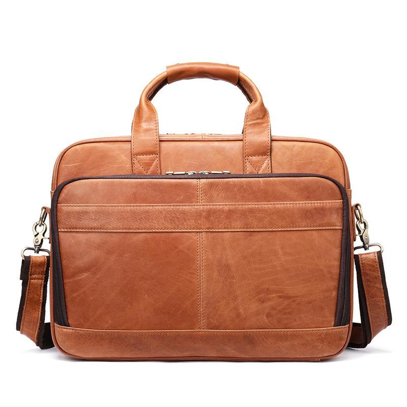 Practical Business Large Capacity Handbags Vintage 15.6 Inch Case