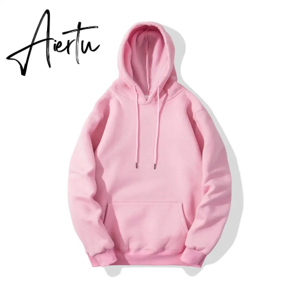 Hot Spring Autumn Fashion Brand Women and Men's Hoodies Male Casual Hoodies Sweatshirts Men Solid Color Hoodies Sweatshirt Tops Aiertu