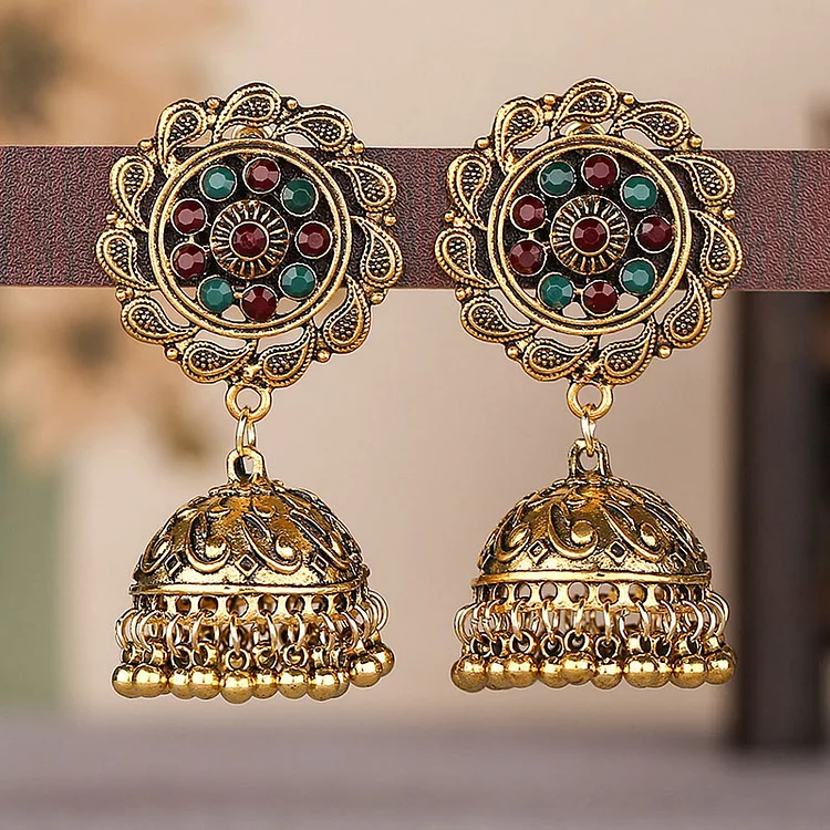 Cutout Vintage Ethnic Exaggerated Earrings