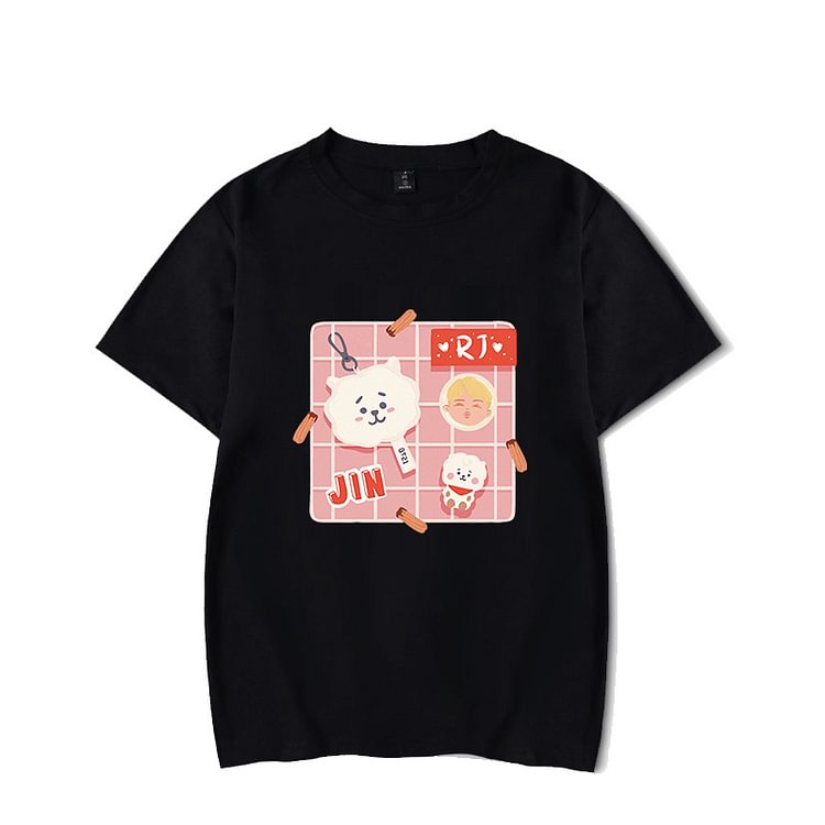 BT21 Cute Poster Printed T-shirt