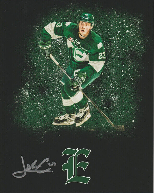 Jake Christiansen Everett Silvertips Autographed 8x10 Photo Poster painting CFS COA