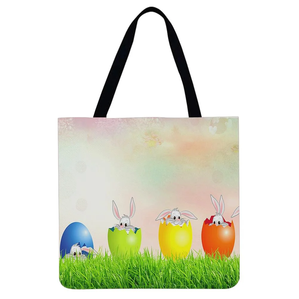 Linen Tote Bag -  Easter